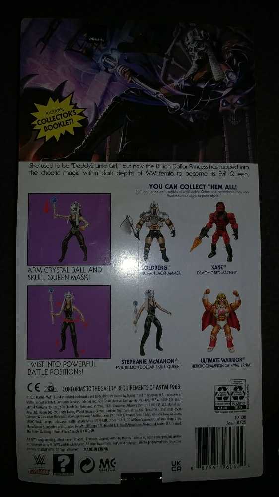 Stephanie McMahon MOTU - Mattel (Masters Of The WWE Universe) action figure collectible [Barcode 887961960624] - Main Image 2