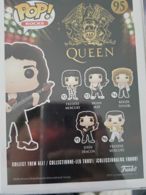 Funko POP Queen 95 John Deacon  action figure collectible [Barcode 889698337281] - Main Image 2