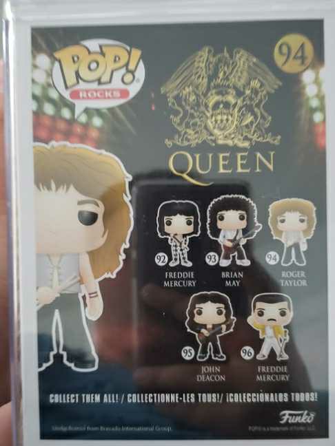 Funko POP Queen 94 Roger Taylor - Funko (Funko POP Queen) action figure collectible [Barcode 889698337168] - Main Image 2