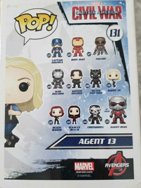 Captain America: Civil War (Agent 13 131)  action figure collectible [Barcode 849803072322] - Main Image 2