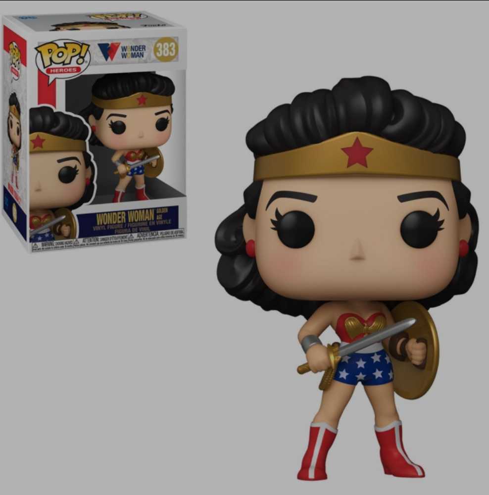 Wonder Woman - Pop! 80th: Golden Age - Funko (DC Funko Pops!) action figure collectible [Barcode 889698549738] - Main Image 4