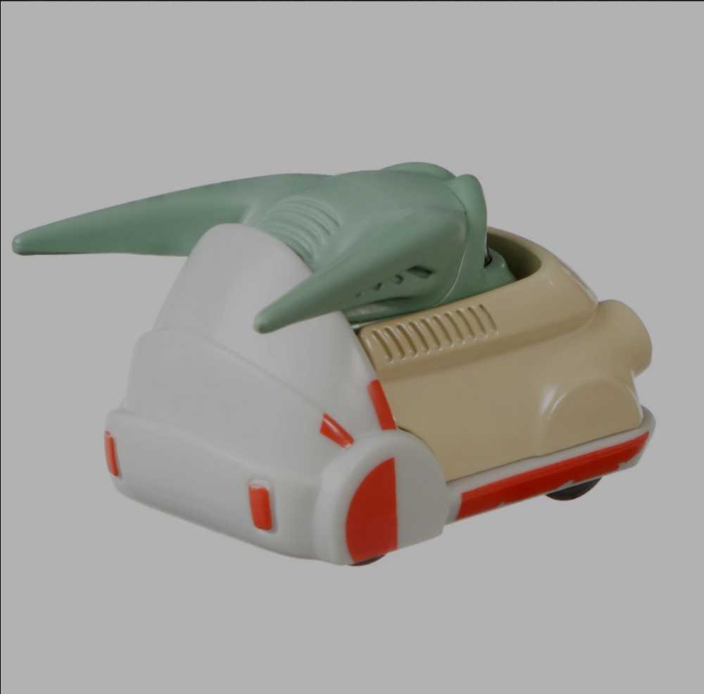 Hot Wheels Star Wars Character The Child Grogu White Card MANDO - Hot Wheels by Mattel (Star Wars Hot Wheels) action figure collectible [Barcode 887961945836] - Main Image 4