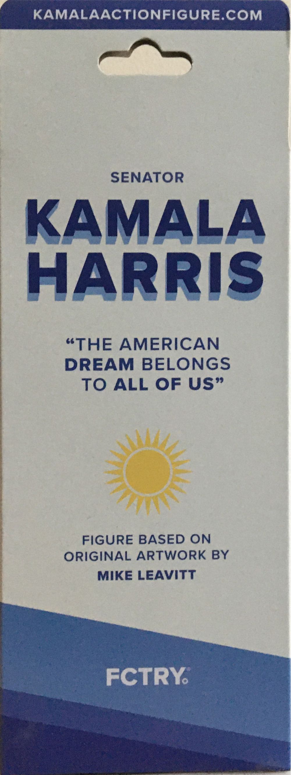 Fctry - Real Life Heroes - KAMALA HARRIS, VICE PRESIDENT - FCTRY (Real Life Heroes) action figure collectible [Barcode 811935022841] - Main Image 4