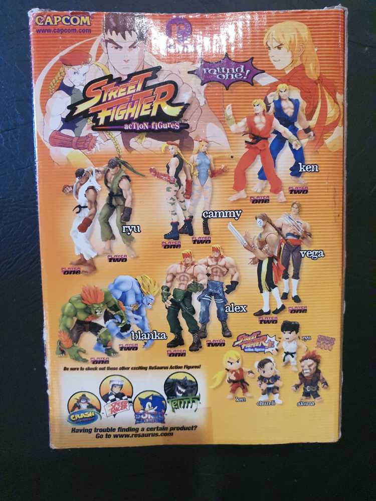 ReSaurus Street Fighter Evil Ryu Capcom/Toyfare Exclusive - Capcom/Toyfare (Street Fighter) action figure collectible [Barcode 705804295019] - Main Image 2