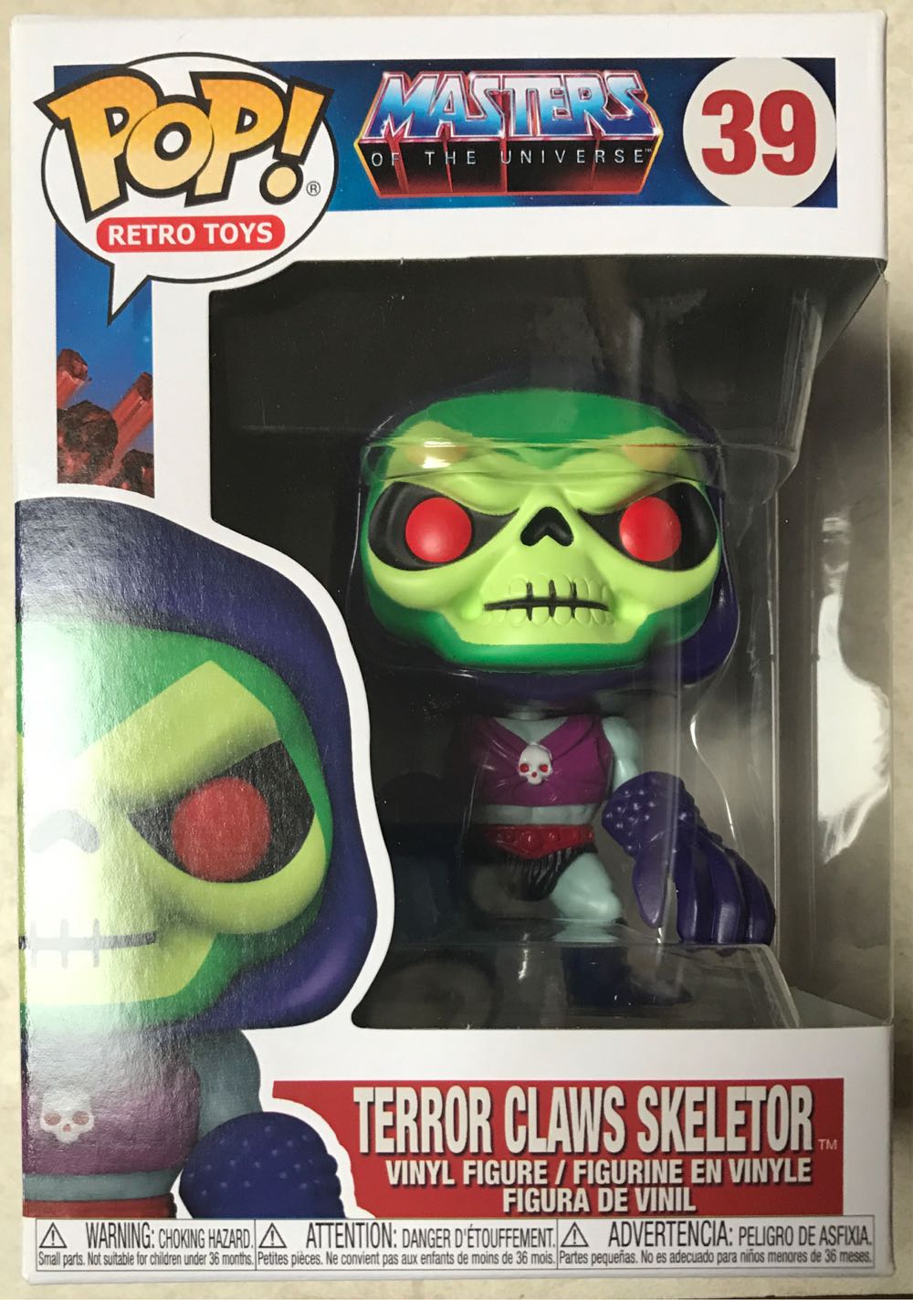 Funko Terror Claws Skeletor #39 - Funko Pop! Retro Toys (Masters Of The Universe) action figure collectible [Barcode 889698514392] - Main Image 2