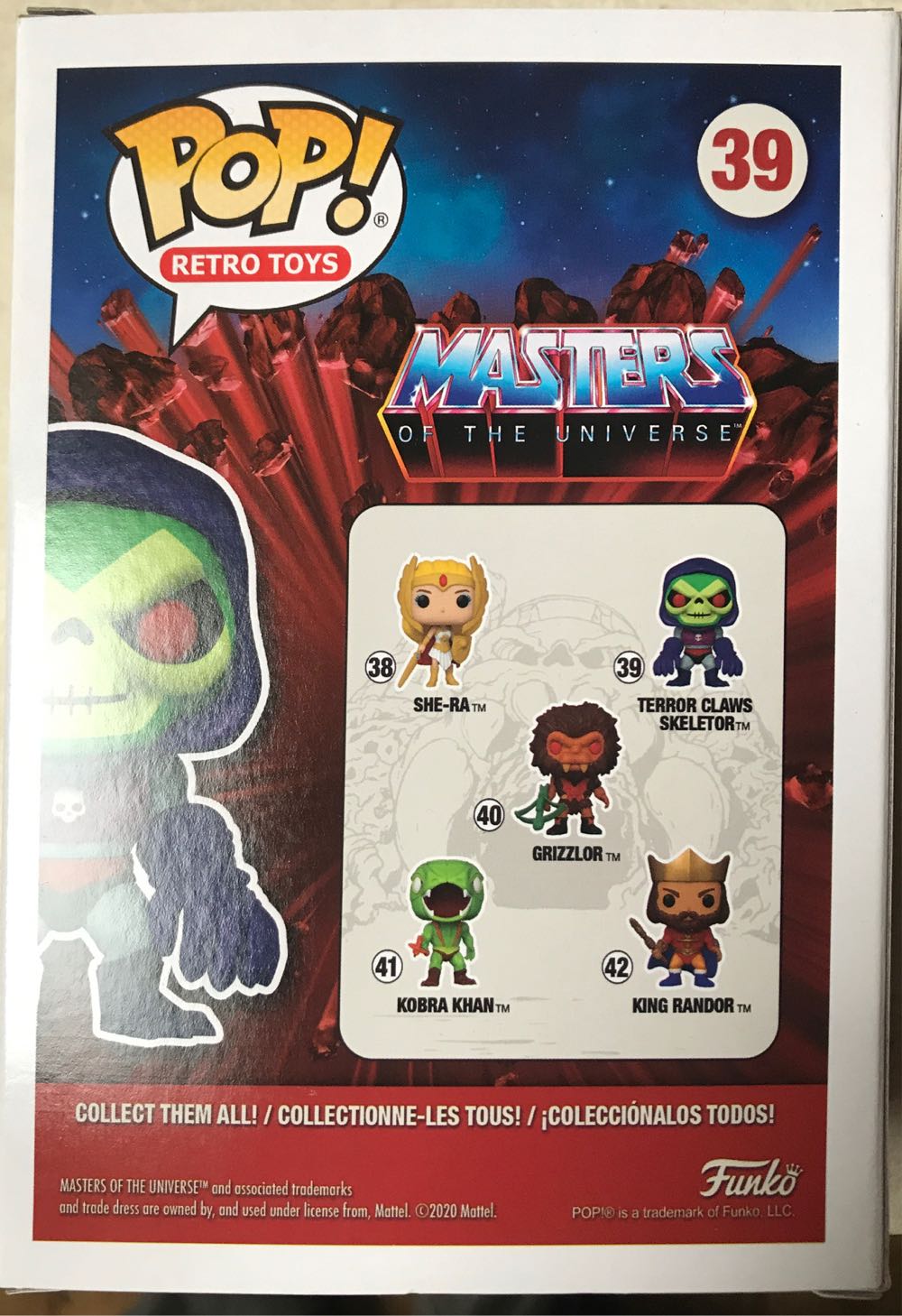 Funko Terror Claws Skeletor #39 - Funko Pop! Retro Toys (Masters Of The Universe) action figure collectible [Barcode 889698514392] - Main Image 3