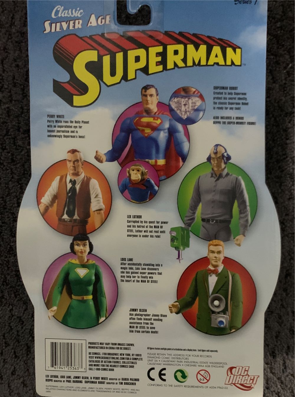 Superman Classic Silver Age Jimmy Olsen Diamond Comic Distributors Classic - Silver Age - DC Direct (Classic Silver Age Superman) action figure collectible [Barcode 761941253633] - Main Image 2