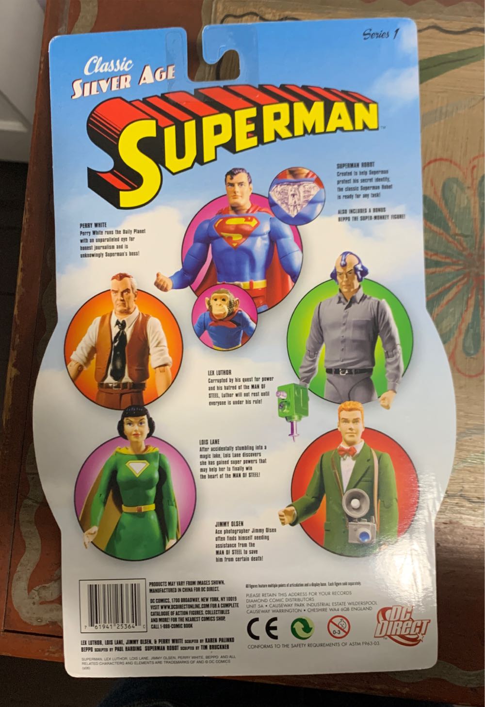 DC Silver Age Superman Perry White™ - DC Direct (Classic Silver Age Superman) action figure collectible [Barcode 761941253640] - Main Image 2