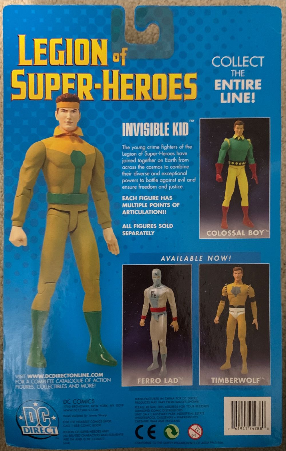 DC Direct: Legion Of Super-Heroes - Invisible Kid - Legion Of Super-Heroes (DC Direct) (Dc Direct : Legion Of Super-Heroes) action figure collectible [Barcode 761941242880] - Main Image 2