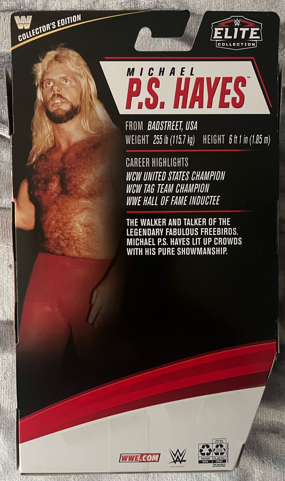 WWE Mattel Elite Series 83 Michael P.S. Hayes - Mattel (Wwe Elite) action figure collectible [Barcode 887961922318] - Main Image 2