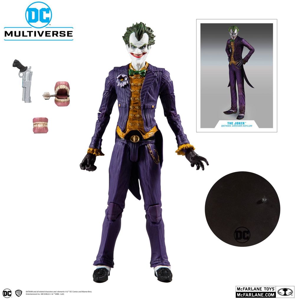 Joker (Arkham Asylum)  (DC Multiverse) action figure collectible - Main Image 3