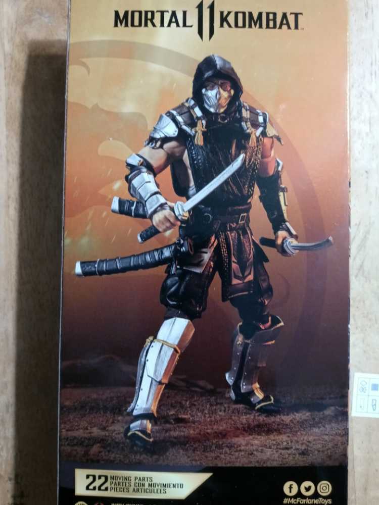 Scorpion <Shadows MK11> - McFarlane Toys (Mortal Kombat 11 Wave 5) action figure collectible [Barcode 787926110388] - Main Image 2