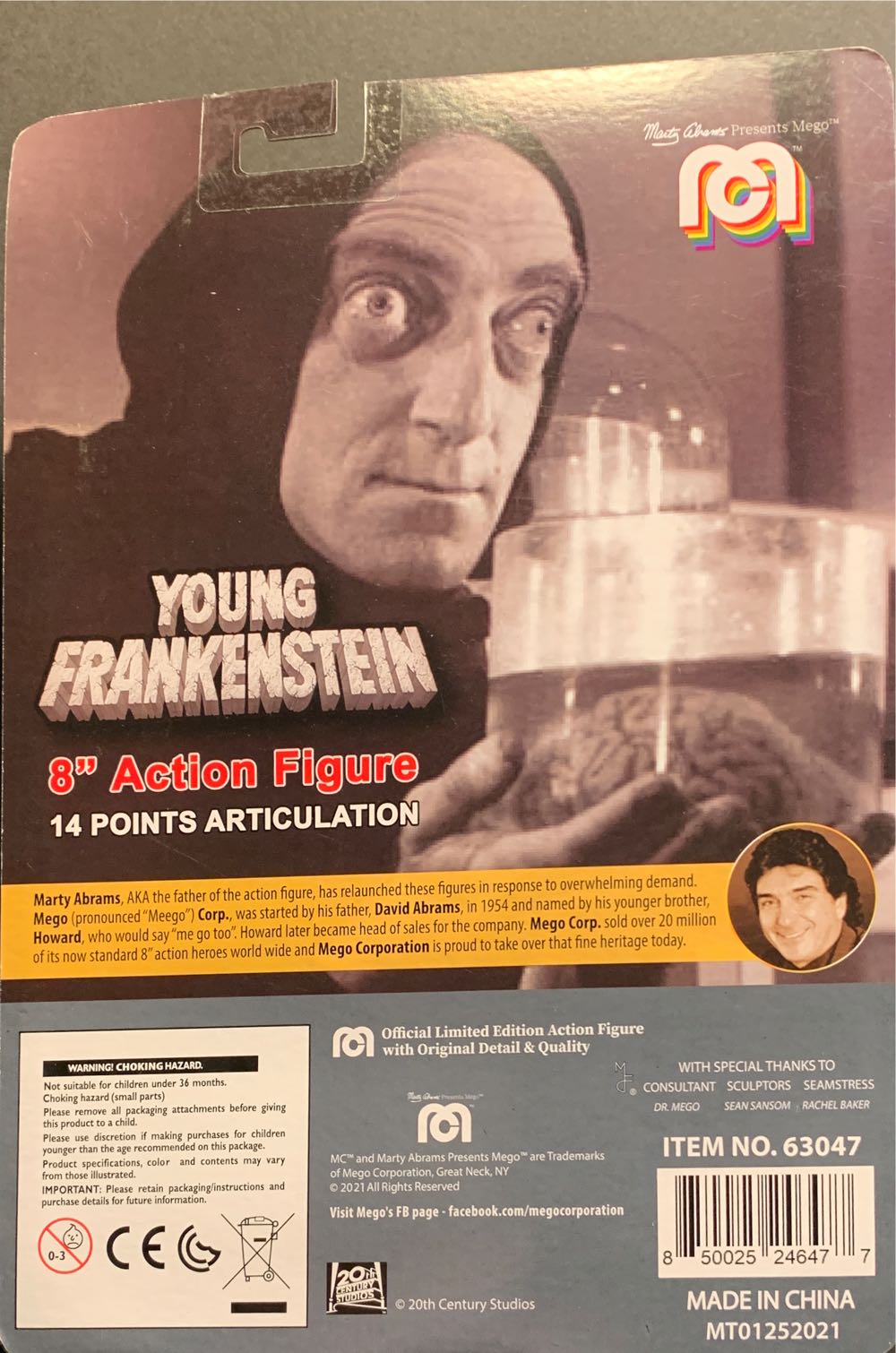 MEGO: Young Frankenstein - Igor - Mego Corp (Young Frankenstein) action figure collectible [Barcode 850025246477] - Main Image 2