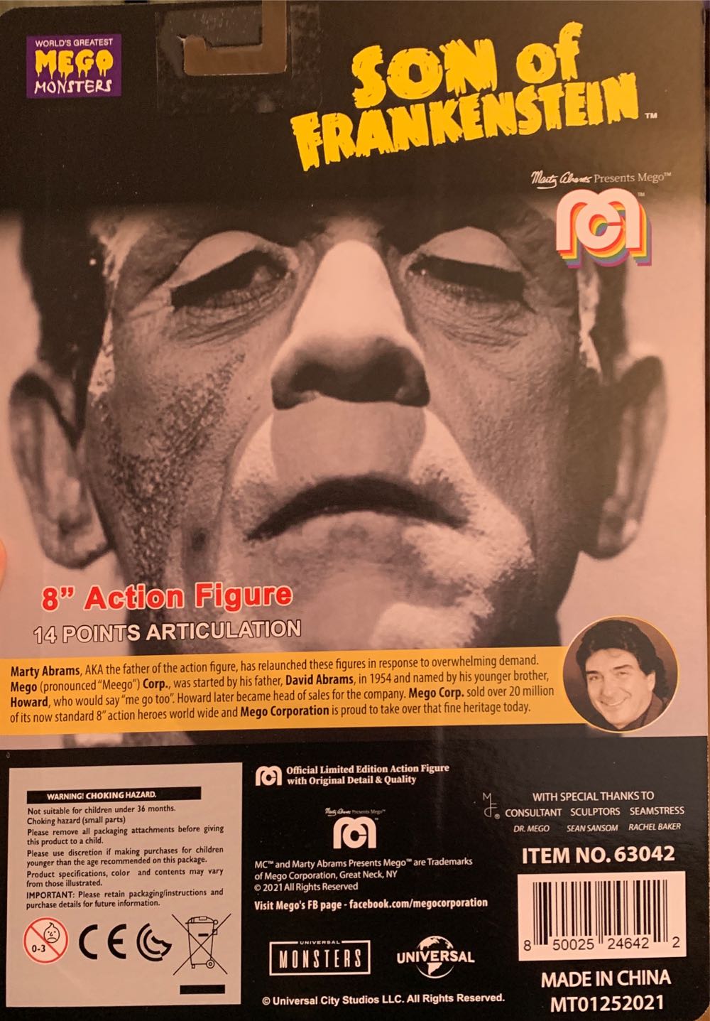 Mego: Son Of Frankenstein - Mego Corp (Movies) action figure collectible [Barcode 850025246422] - Main Image 2