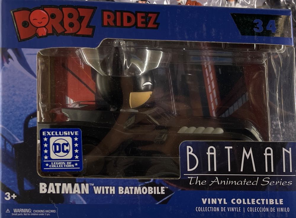 Dorbz Ridez 34 Batman With Batmobile - Dorbz action figure collectible - Main Image 1
