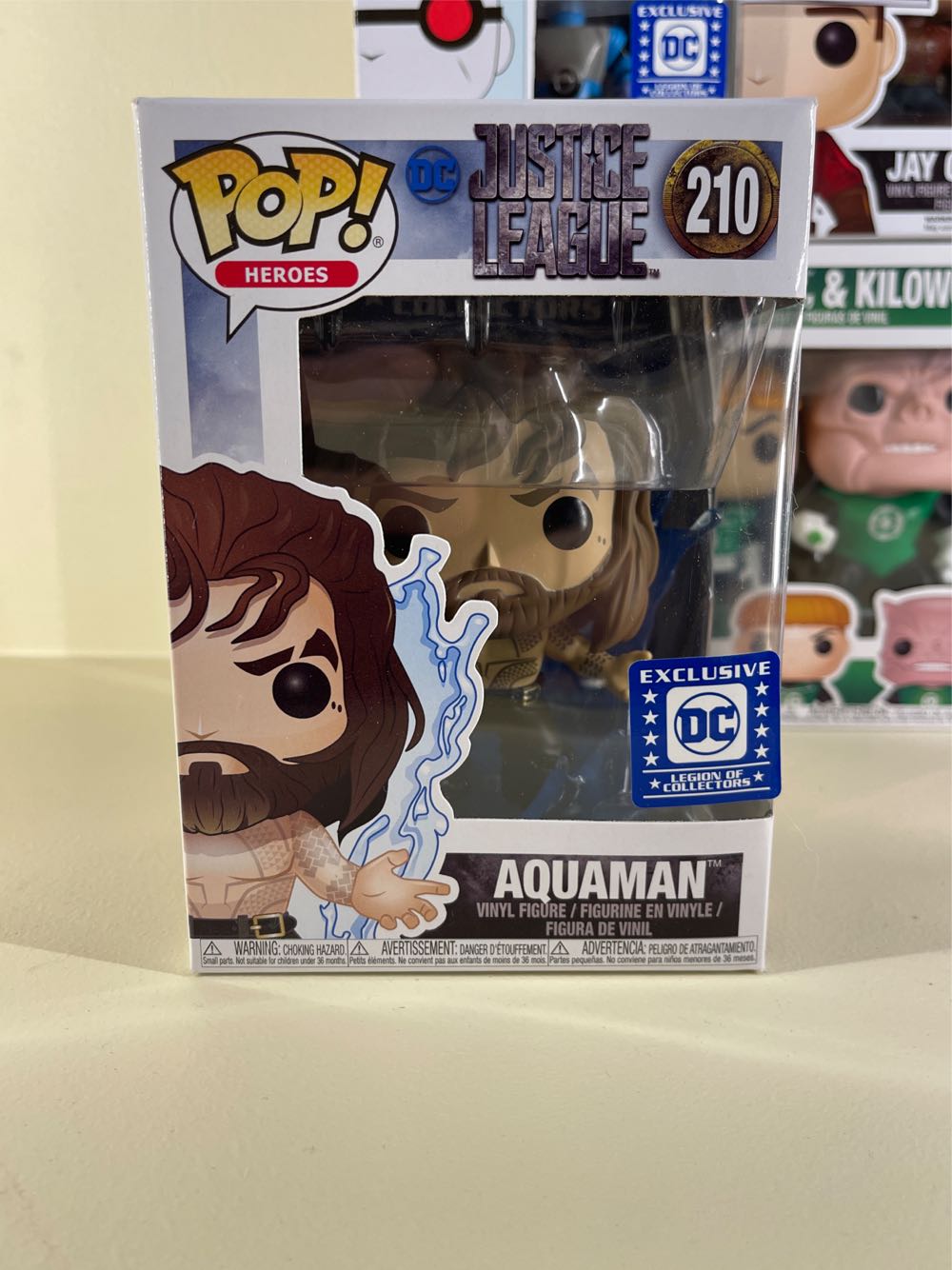 Aquaman 210 - Funko Pop Heroes action figure collectible - Main Image 1