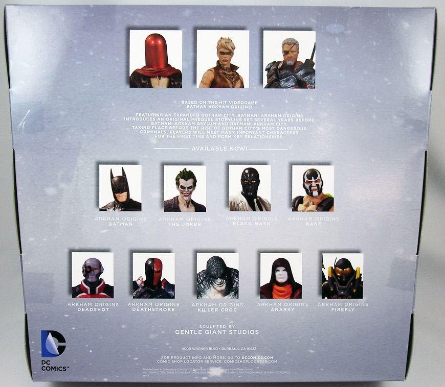 DC Collectibles Batman Arkham Origins the Joker As Red Hood, Copperhead, Deathstroke Unmasked - DC Collectibles (Batman Arkham Origins) action figure collectible [Barcode 761941320106] - Main Image 4