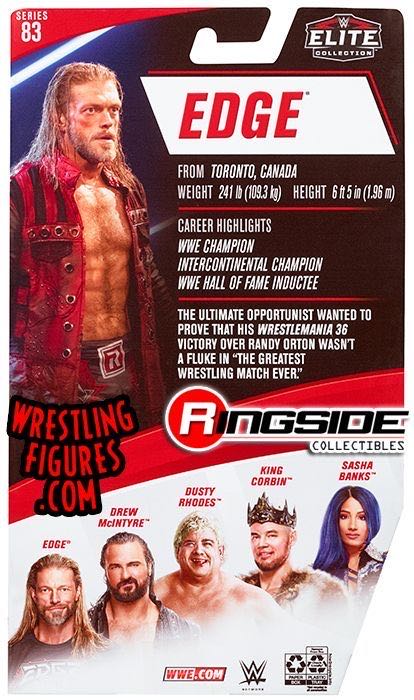 Edge (2021)(In Box) - Mattel (WWE Elite Collection Series) action figure collectible [Barcode 887961922059] - Main Image 2