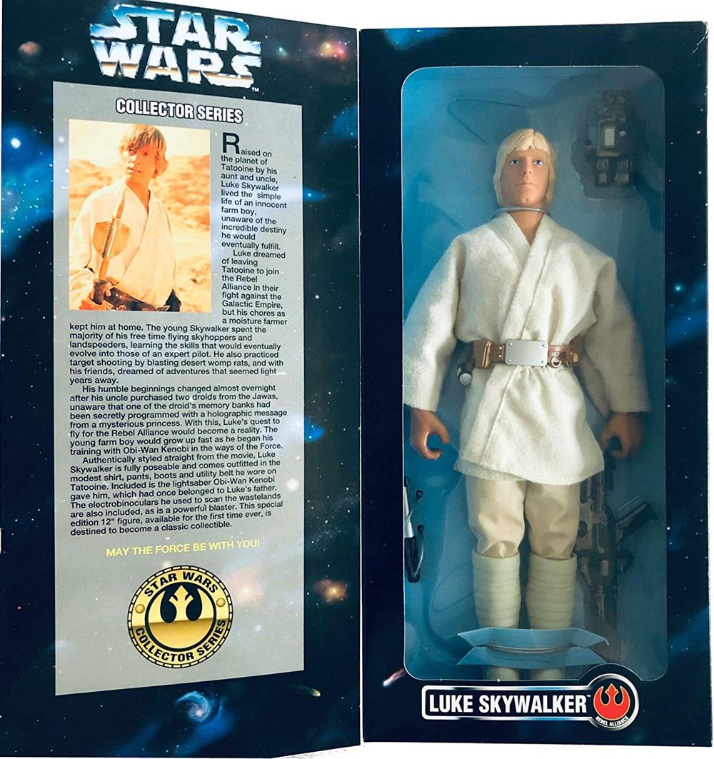 Luke Skywalker 12” Power Of The Force II (Red) Collector’s Series - Hasbro (Star Wars Power Of The Force) action figure collectible - Main Image 2