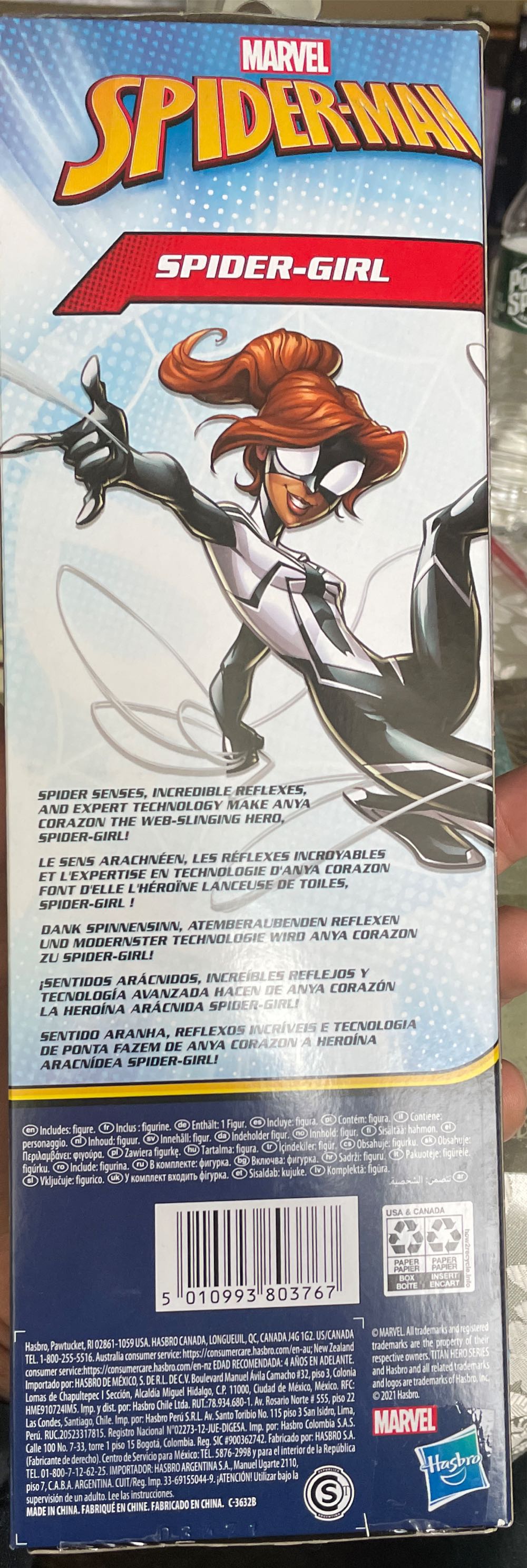 Spider Girl Marvel Titan Heroes Spider Man Series - Hasbro - Marvel (Amazing Spider-man Movie Series) action figure collectible [Barcode 5010993803767] - Main Image 2