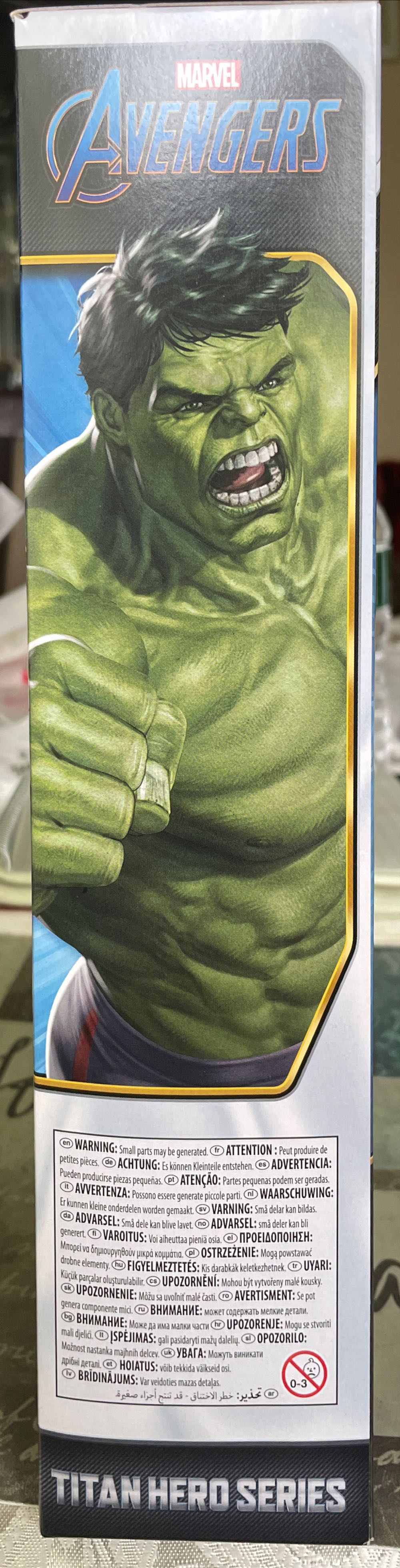 Marvel Avengers Titan Hero Series HULK (Sealed In Box) - Hasbro - Marvel (Avenger Endgame) action figure collectible [Barcode 5010993812783] - Main Image 3