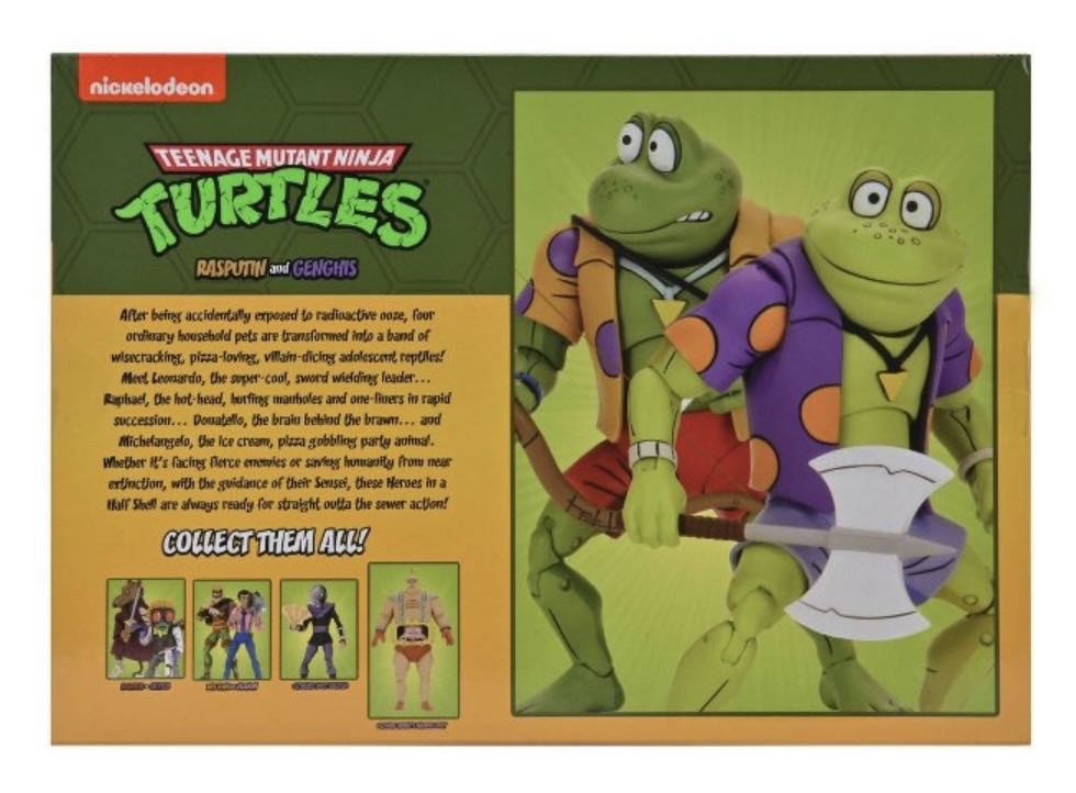 Rasputin & Genghis 2-Pack - NECA, Inc. (Teenage Mutant Ninja Turtles Cartoon) action figure collectible [Barcode 634482541739] - Main Image 3