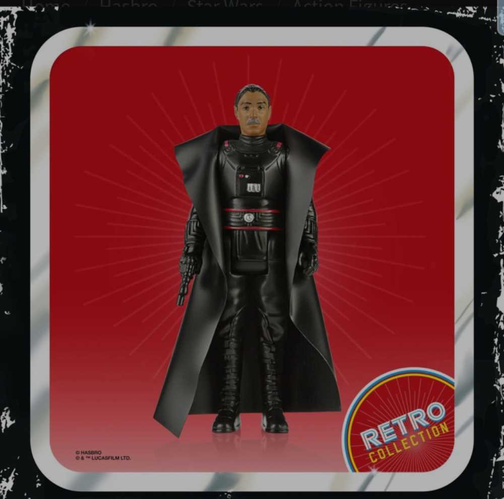 Moff Gideon - Disney / Hasbro (Retro Collection 3.75” 2019- Now: Mandalorian) action figure collectible [Barcode 5010993809165] - Main Image 3