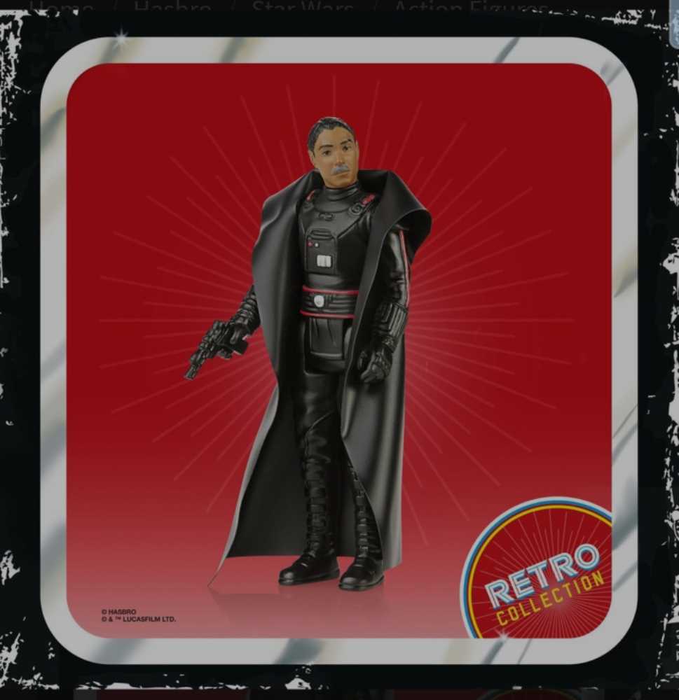 Moff Gideon - Disney / Hasbro (Retro Collection 3.75” 2019- Now: Mandalorian) action figure collectible [Barcode 5010993809165] - Main Image 4
