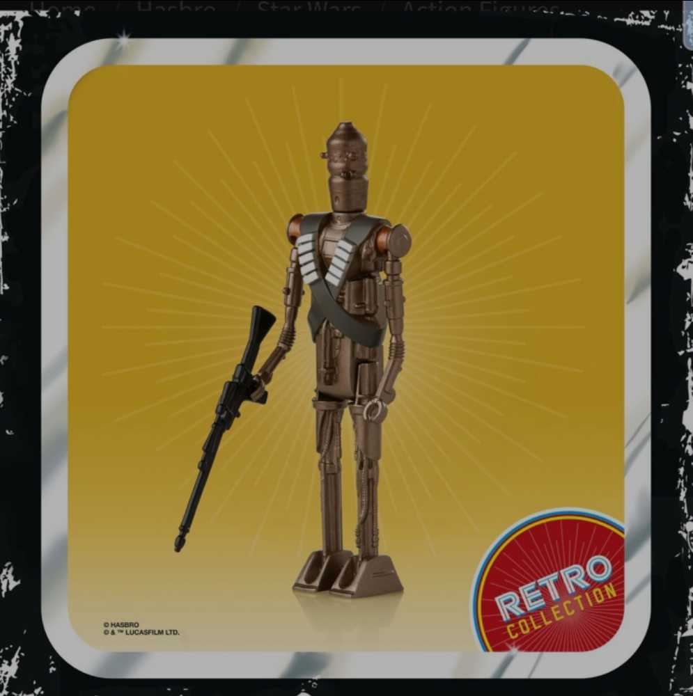 IG-11 - Disney / Hasbro (Retro Collection 3.75” 2019- Now: Mandalorian) action figure collectible [Barcode 5010993809097] - Main Image 4