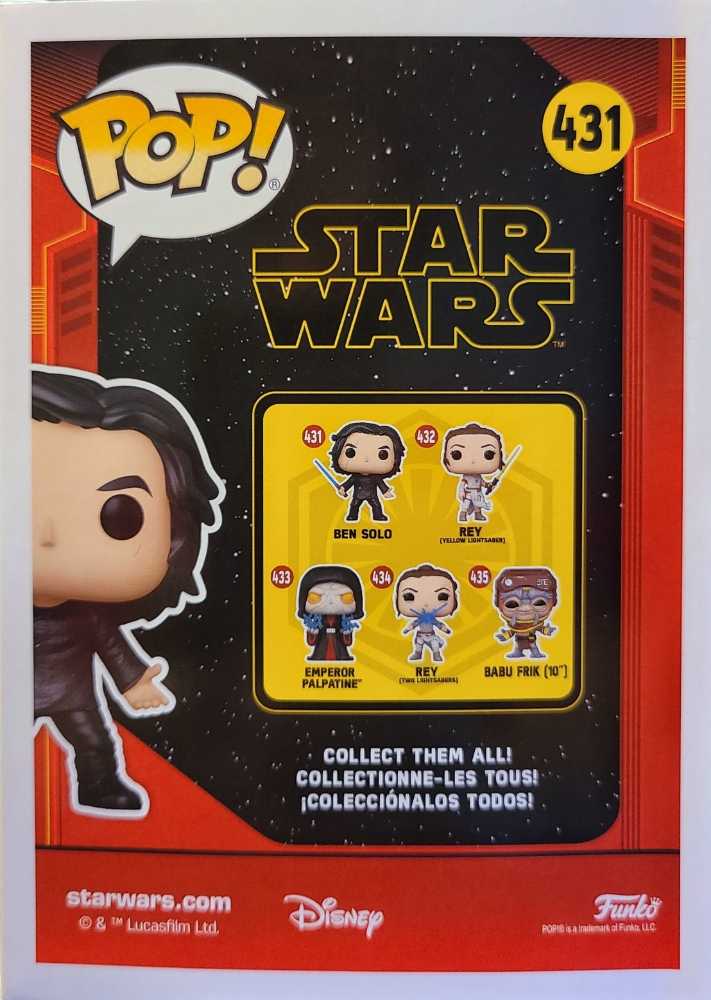 Funko Pop! Movies: Star Wars Ben Solo (Blue Saber) TROS - Funko (Star Wars Funko Pop!) action figure collectible [Barcode 889698514804] - Main Image 2