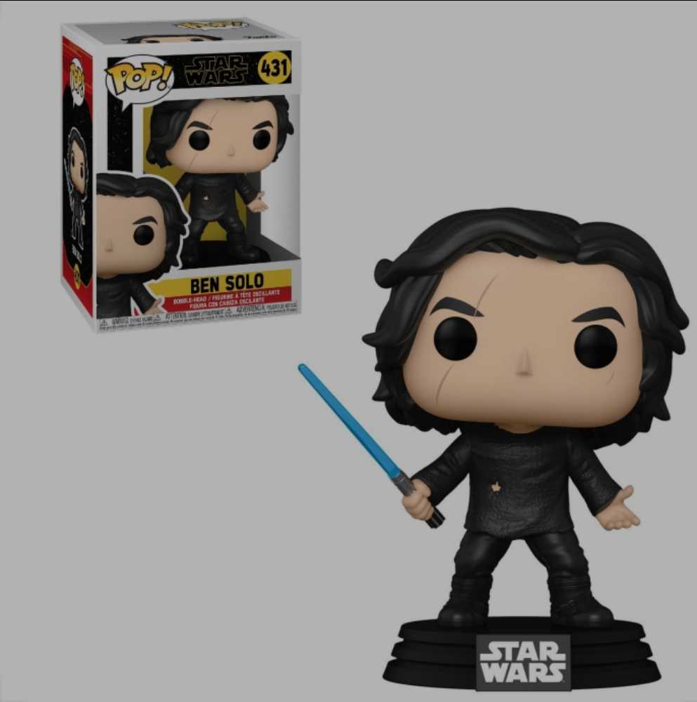 Funko Pop! Movies: Star Wars Ben Solo (Blue Saber) TROS - Funko (Star Wars Funko Pop!) action figure collectible [Barcode 889698514804] - Main Image 4