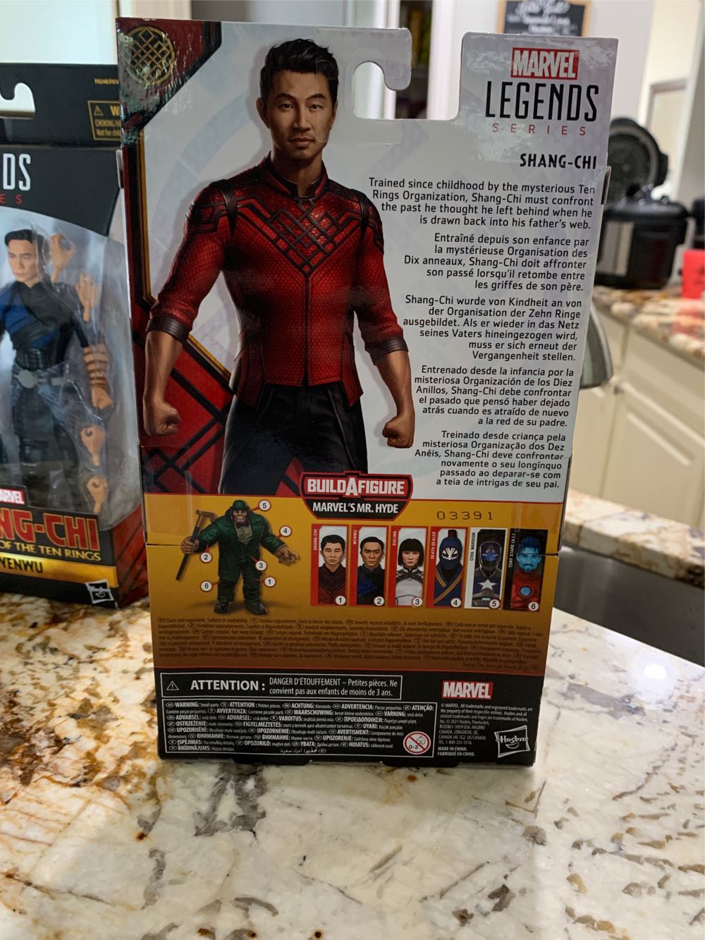 Shang-Chi - Marvel Legends (MCU (Avengers)) action figure collectible [Barcode 5010993786510] - Main Image 3