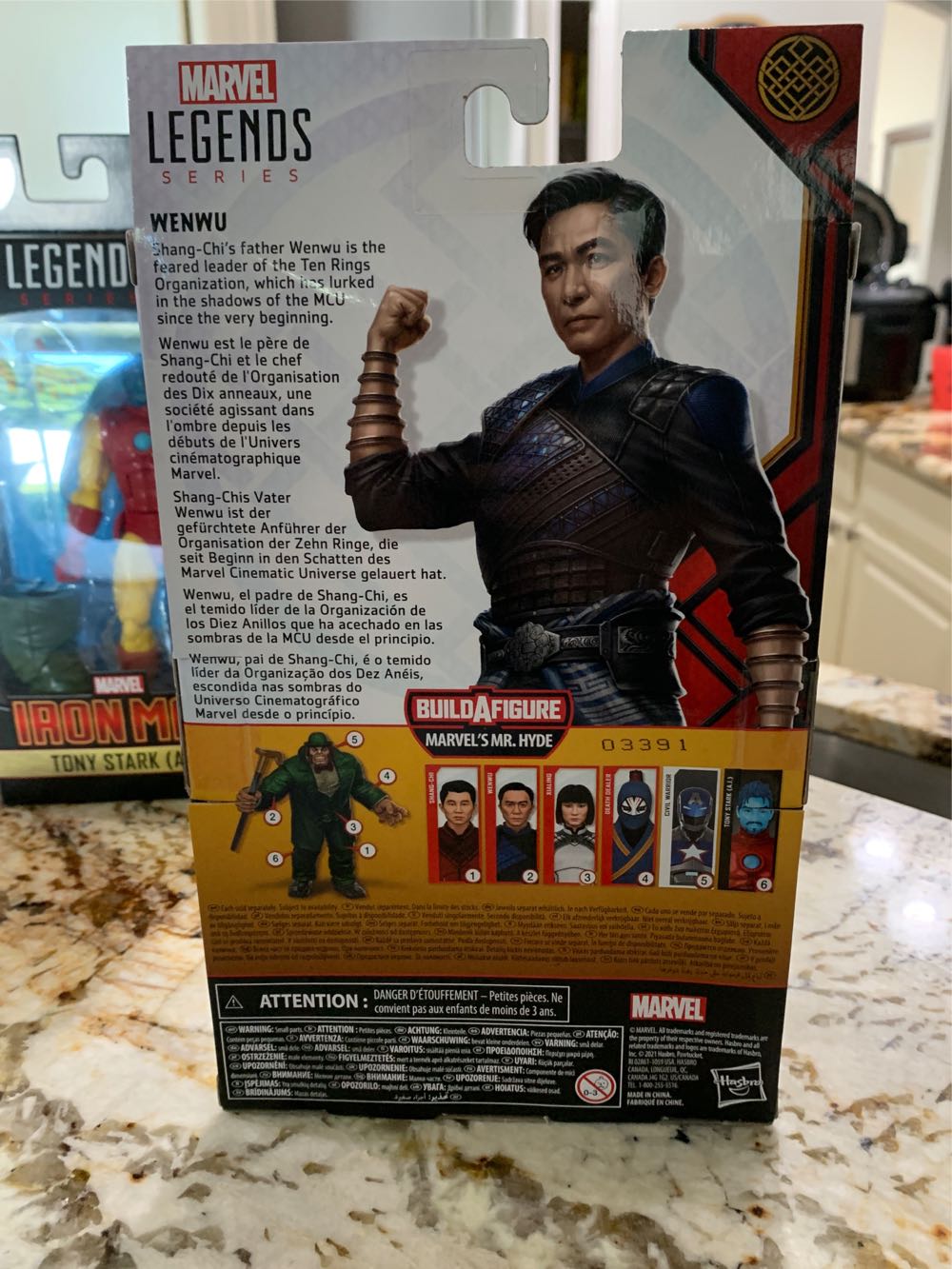 Wenwu (Mandarin) - Marvel Legends (MCU (Avengers)) action figure collectible [Barcode 5010993790463] - Main Image 3