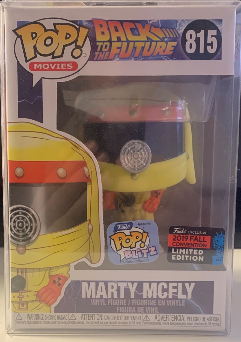 Marty McFly (Radiation Suit) #815 (2019 Fall Convention Exclusive) - Funko (Funko Pop! Movies) action figure collectible [Barcode 889698432764] - Main Image 2