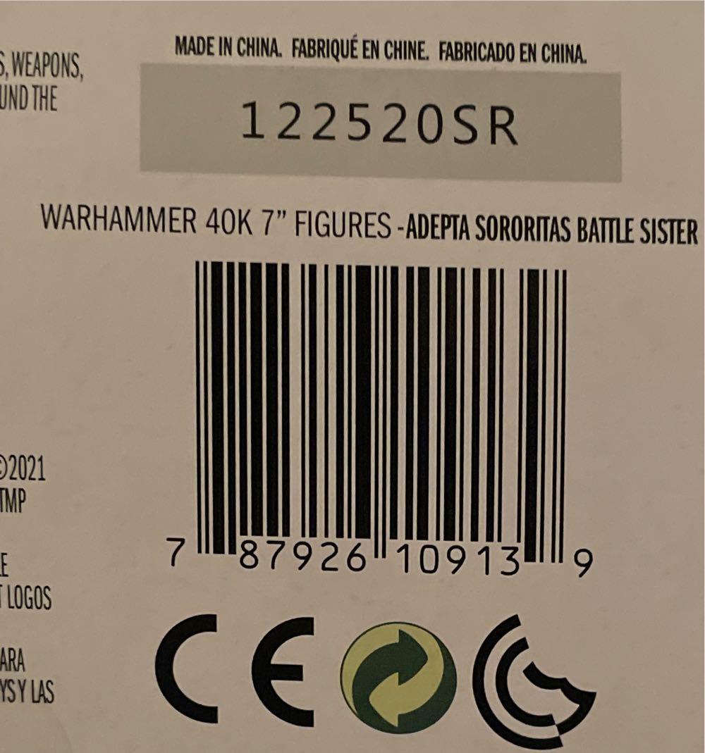 Warhammer 40k Adepta Sororitas Battle Sister Platinum Edition - McFarlane Toys (Warhammer 40,000) action figure collectible [Barcode 787926109139] - Main Image 2