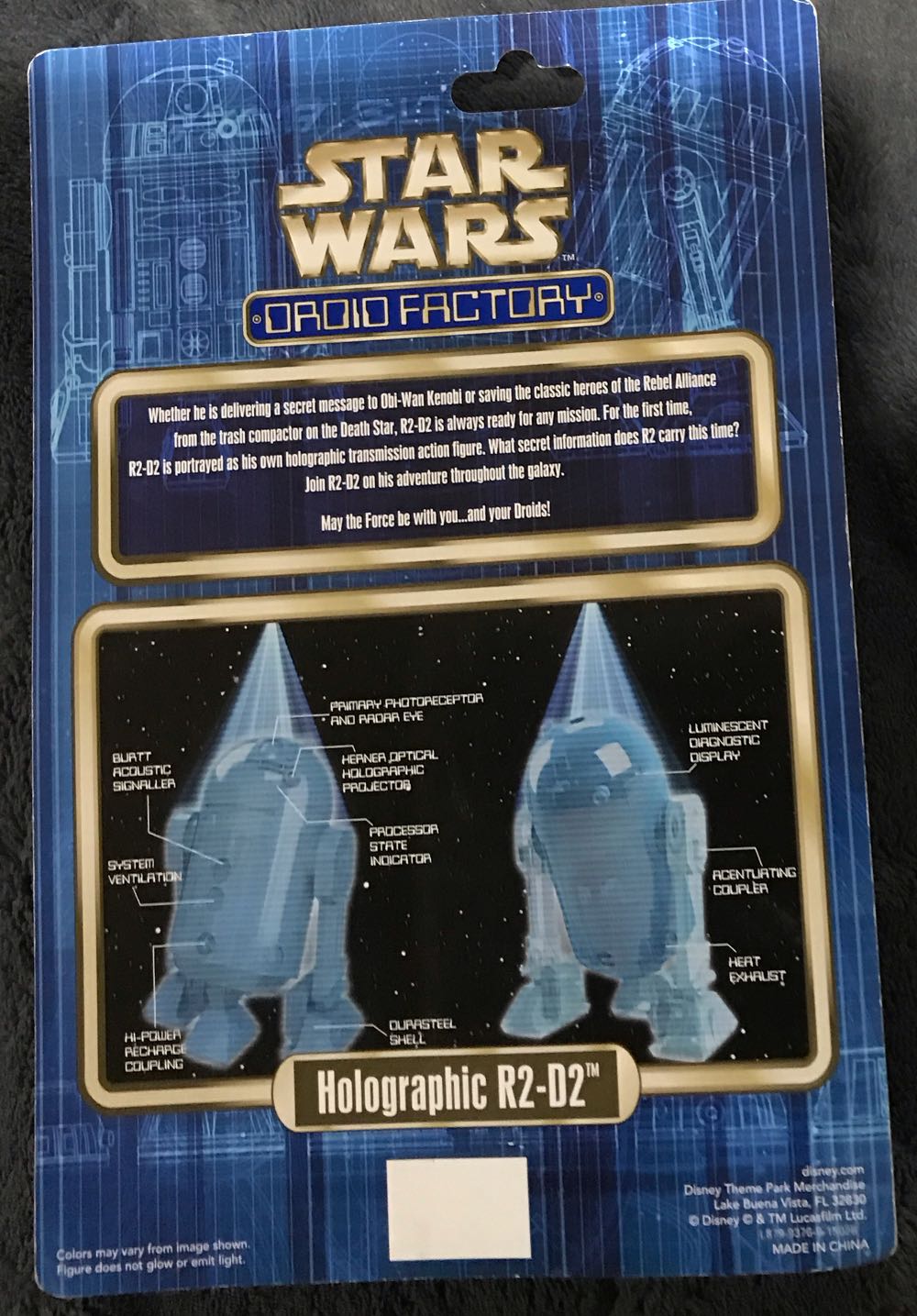 Holographic R2-D2 - Disney action figure collectible - Main Image 2