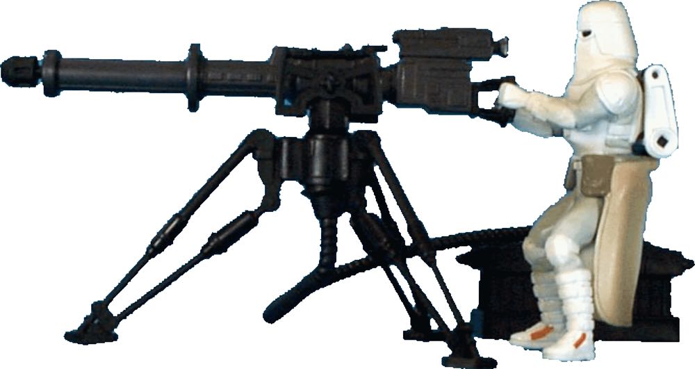 Snowtrooper with E-Web Heavy Repeating Blaster - Hasbro (Star Wars Empire Strikes Back) action figure collectible - Main Image 2