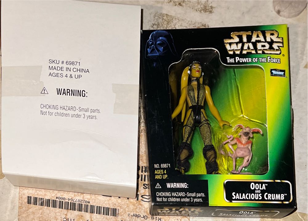 Oola and Salacious Crumb - Hasbro / Kenner (Star Wars: Power Of The Force 2) action figure collectible - Main Image 4