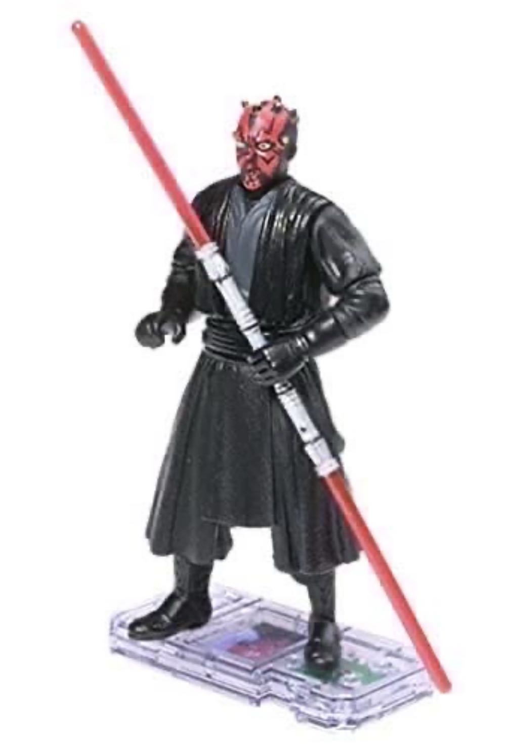 Darth Maul (Jedi Duel) with Double-Bladed Lightsaber Episode 1: The Phantom Menace (1999): Basic Figures Episode 1: The Phantom Menace (1999): Basic Figures - Hasbro action figure collectible - Main Image 2