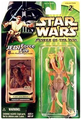 Fode and Beed (Pod Race Announcers) - Hasbro (Star Wars - Power Of The Jedi) action figure collectible - Main Image 1
