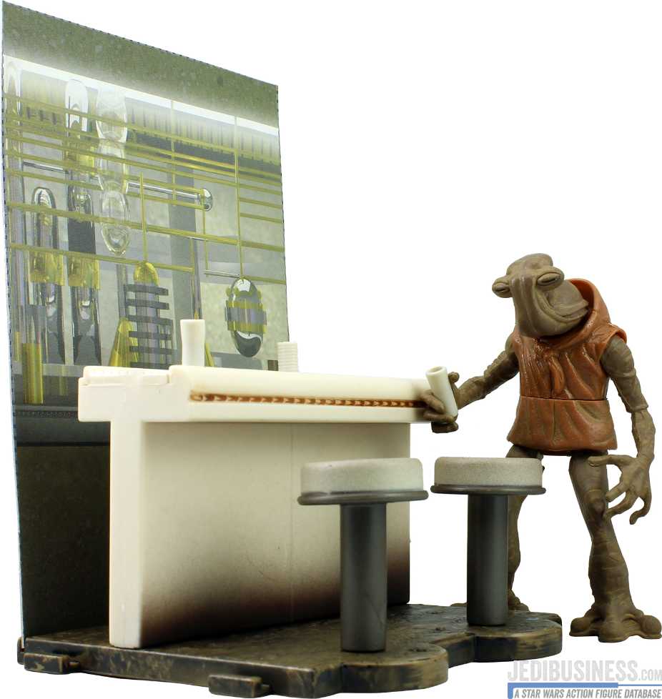 Momaw Nadon with Cantina Bar Section (Walmart Exclusive) - Hasbro (Star Wars: A New Hope) action figure collectible - Main Image 2