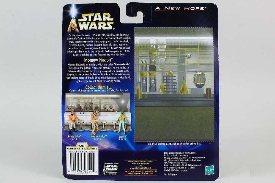 Momaw Nadon with Cantina Bar Section (Walmart Exclusive) - Hasbro (Star Wars: A New Hope) action figure collectible - Main Image 4