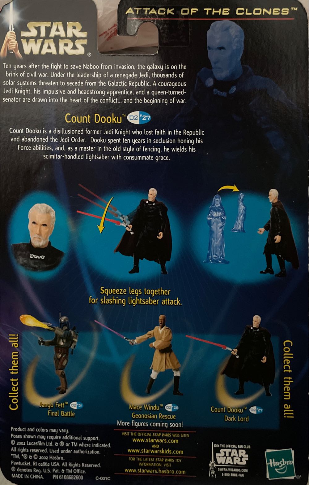 Count Dooku - Sith Lord - Hasbro action figure collectible - Main Image 2
