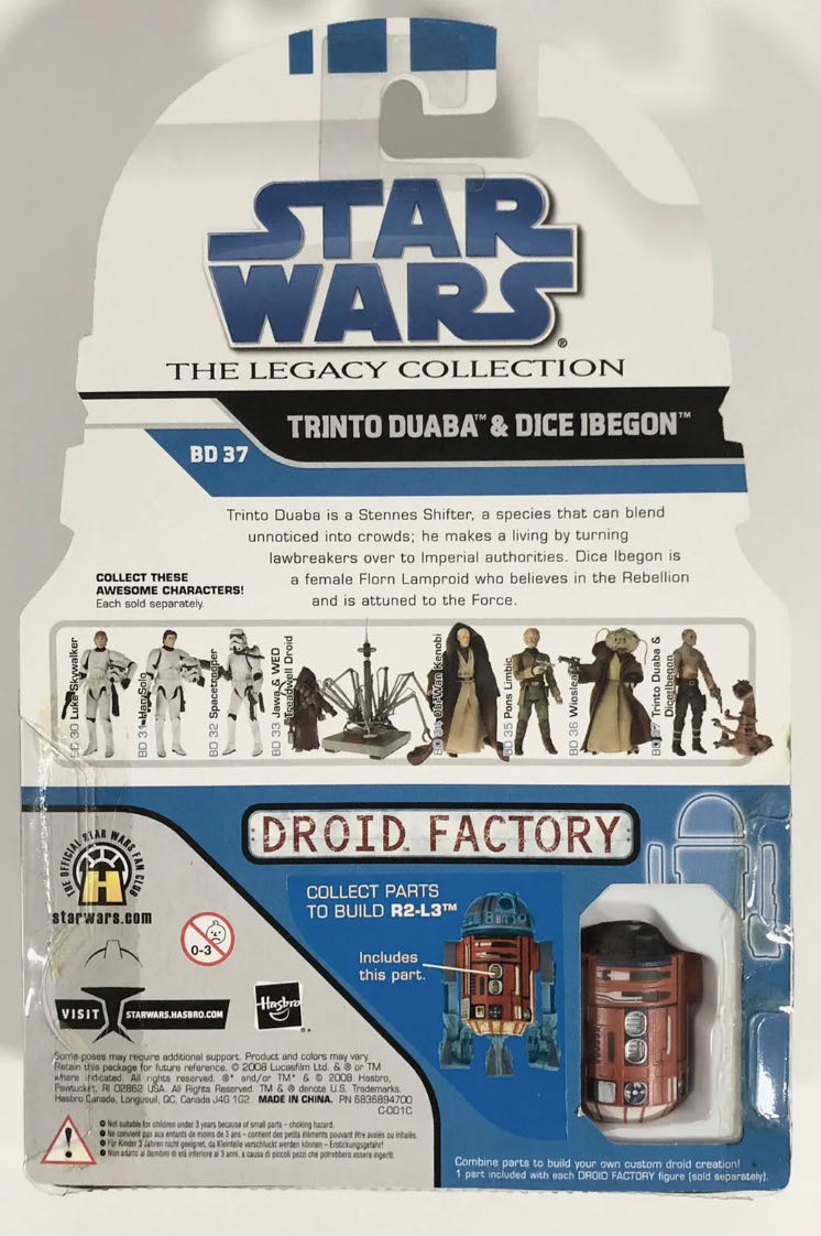 Trinto Duaba & Dice Ibegon TLC - Basic (BD 37) - Hasbro (Star Wars Episode IV: A New Hope) action figure collectible - Main Image 2