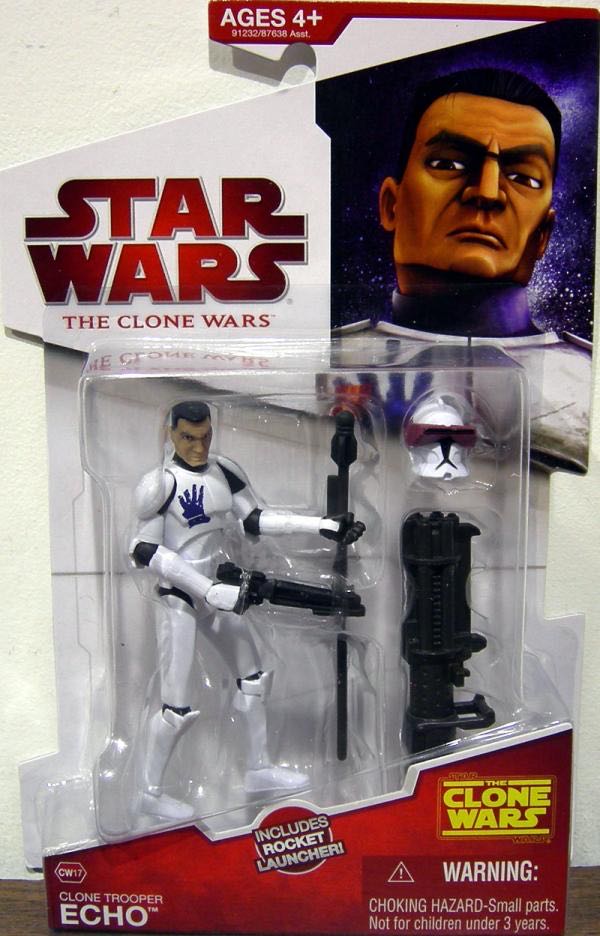 Clone Trooper Echo - Hasbro (Star Wars: Clone Wars) action figure collectible - Main Image 2