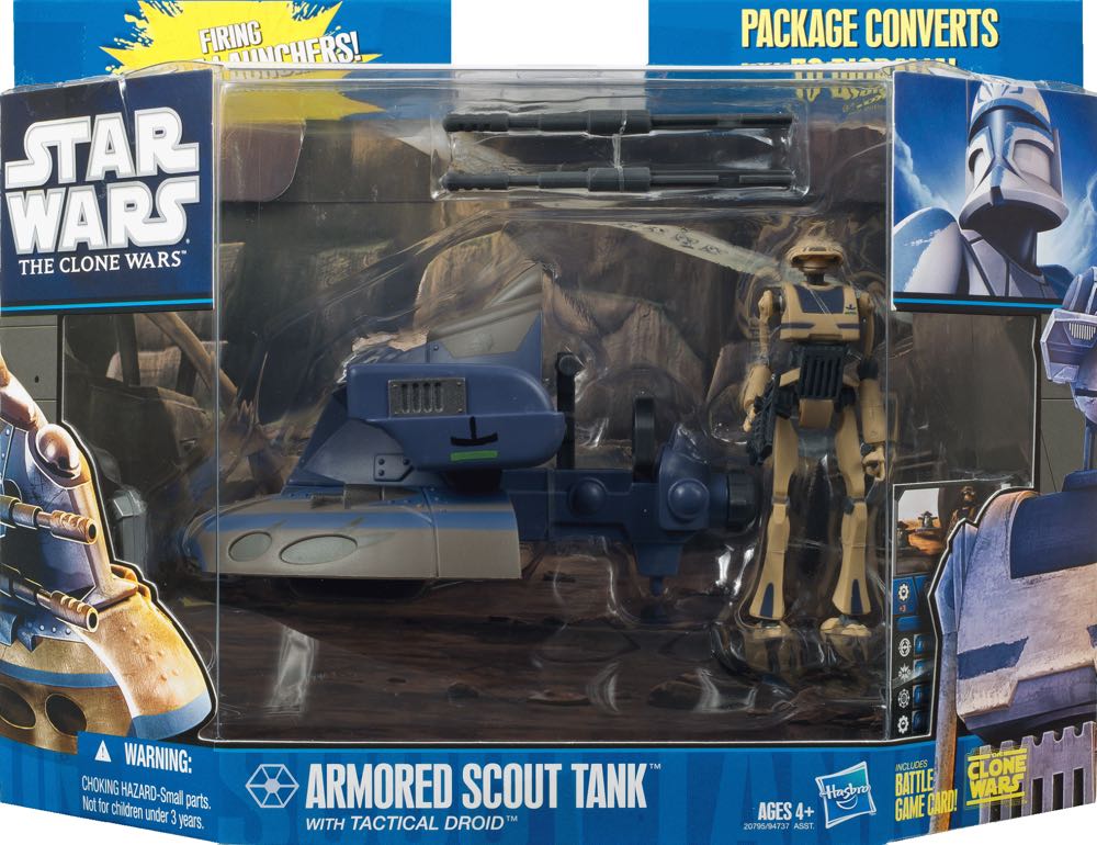 Armored Scout Tank (Missing Droid) - Star Wars (The Clone Wars) - Hasbro (Star Wars) action figure collectible - Main Image 3