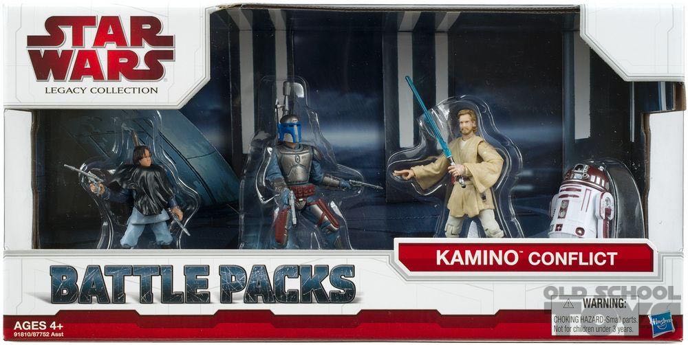 Kamino Conflict (Obi-Wan, Boba, Jango And Astromech) - Hasbro (Battle Packs) action figure collectible - Main Image 2