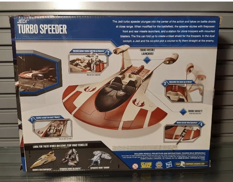 Jedi Turbo Speeder - Hasbro (Vehicle) action figure collectible - Main Image 2