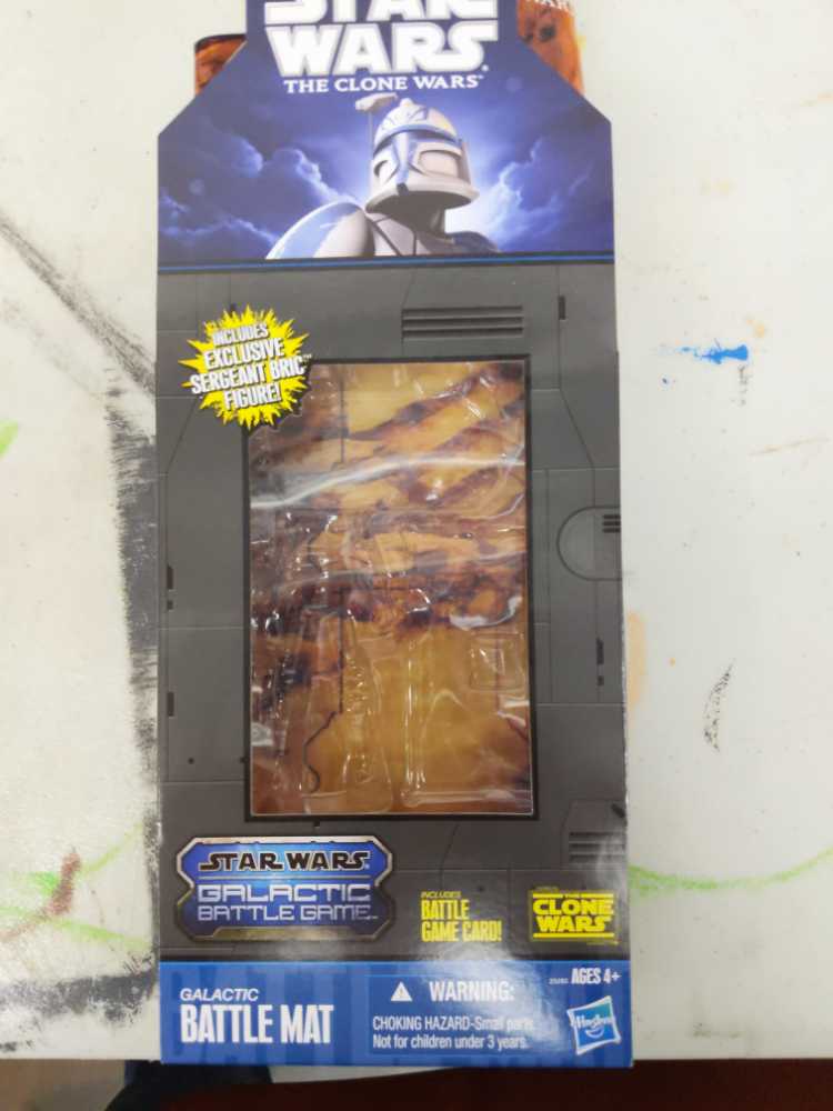 Galactic Battle Mat with Sergeant Bric (Hasbro Mail Away Exclusive) - Hasbro action figure collectible - Main Image 1