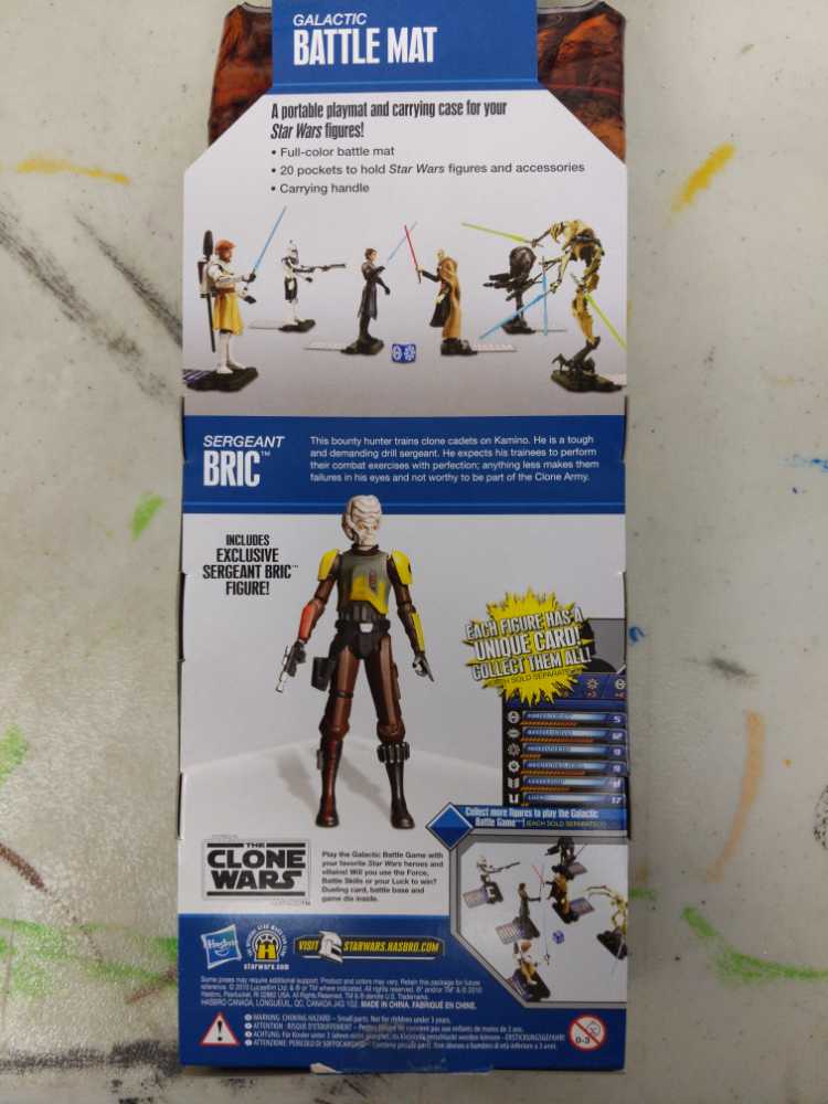 Galactic Battle Mat with Sergeant Bric (Hasbro Mail Away Exclusive) - Hasbro action figure collectible - Main Image 2